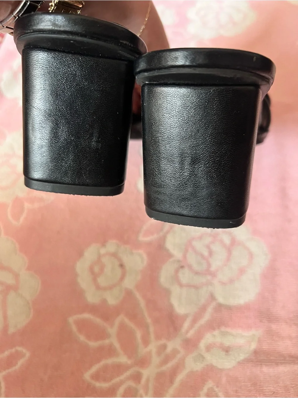 a new day Heels with Gold Buckle